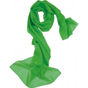 Foulard 100% poliéster tipo seda,50 x 180cms,verde